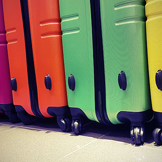 useful travel accessories: Regular suitcase 