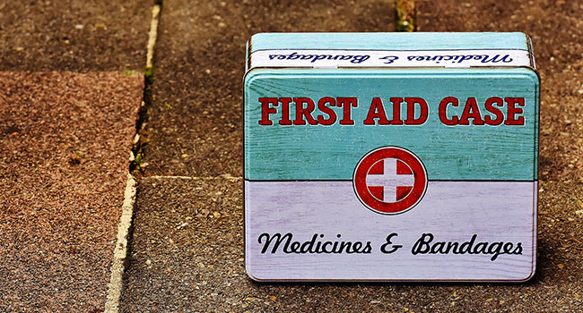 toiletries for travel: First Aid & Medication