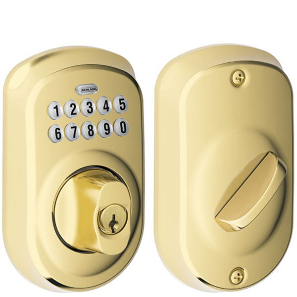 Schlage BE365VPLY505 Plymouth Keypad