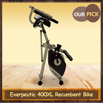 Exerpeutic 400XL Folding Recumbent Bike