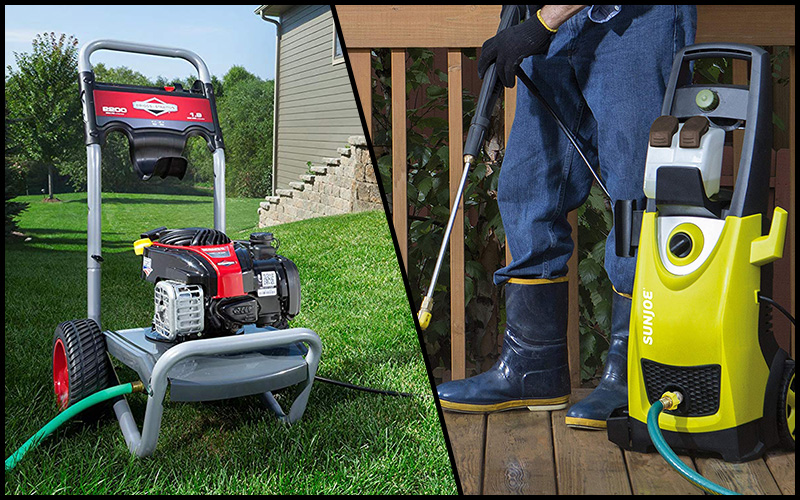 The Battle of the Power Washers: Gas Vs. Electric | Stuffoholics