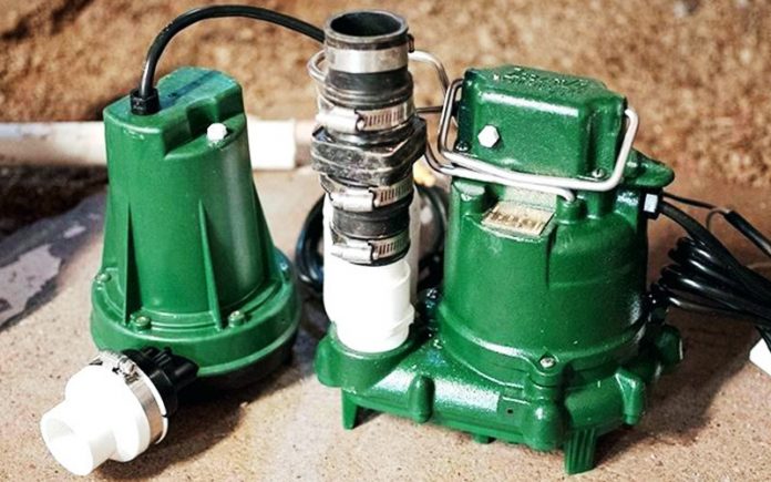 types of sump pumps: